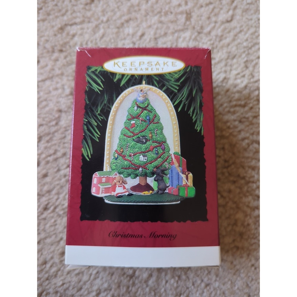 Hallmark Ornament Christmas Morning 1995 Orig Box
